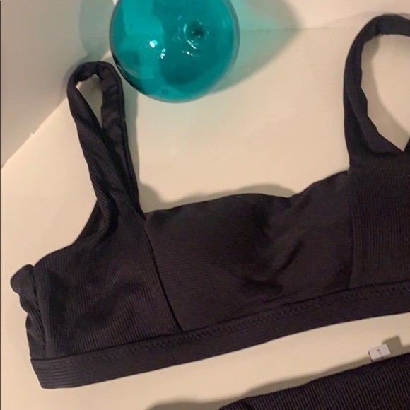 Becca Ribbed Bikini NWOT - Picture 4 of 8